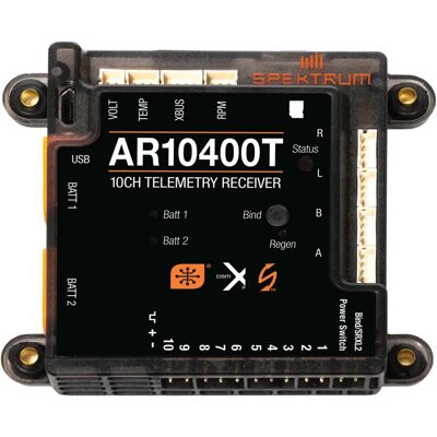 Spektrum AR10400T 10-Kanaals PowerSafe Telemetrie Ontvanger - RC Ontvanger Spektrum AR10400T 10-Kanaals PowerSafe Telemetrie Ontvanger - RC Ontvanger