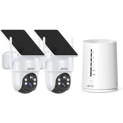 ANRAN 4MP Kit de Surveillance Extérieur Sans Fil - 2 caméras - 64Go SD - Surveillance Kit - Publicité ANRAN 4MP Kit de Surveillance Extérieur Sans Fil - 2 caméras - 64Go SD - Surveillance Kit - Publicité
