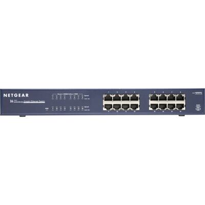Netgear JGS516 16-Port Gigabit Ethernet Switch - Blau Netgear JGS516 16-Port Gigabit Ethernet Switch - Blau