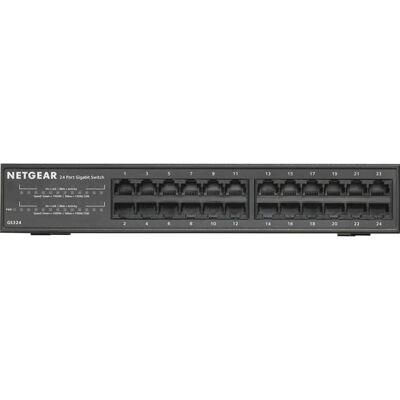 NETGEAR GS324 Unmanaged Gigabit Ethernet Switch NETGEAR GS324 Unmanaged Gigabit Ethernet Switch