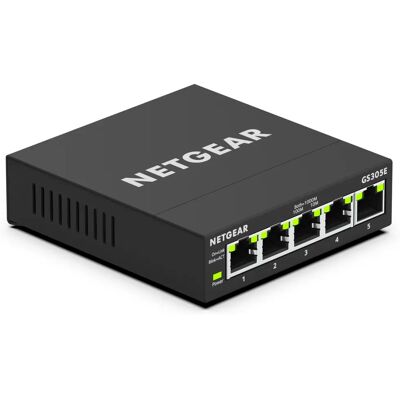 Netgear GS305E Managed Gigabit Ethernet - Schwarz Netgear GS305E Managed Gigabit Ethernet - Schwarz