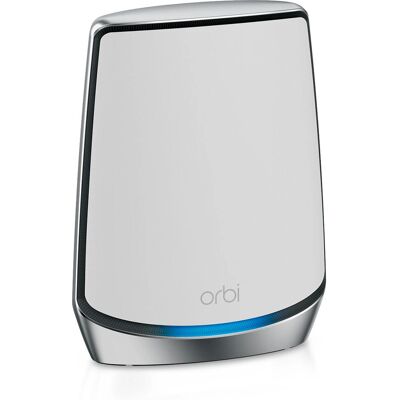 NETGEAR RBS850 WiFi 6 Mesh Satellit - Tri-Band, Grau & Weiß NETGEAR RBS850 WiFi 6 Mesh Satellit - Tri-Band, Grau & Weiß