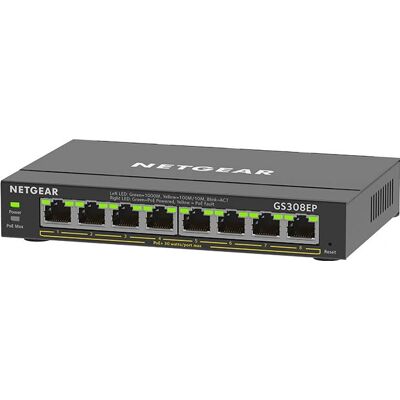 Netgear Soho 8 Port Gigabit Smart Managed Plus Switch - Switch Netgear Soho 8 Port Gigabit Smart Managed Plus Switch - Switch