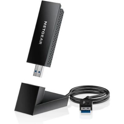 Adaptador WiFi 6E NETGEAR A8000 - Adaptador Inalámbrico Adaptador WiFi 6E NETGEAR A8000 - Adaptador Inalámbrico