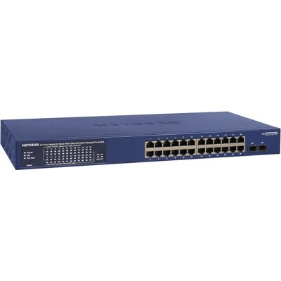 Netgear GS724TP-300EUS Managed Switch - 24 Port - Blue Netgear GS724TP-300EUS Managed Switch - 24 Port - Blue