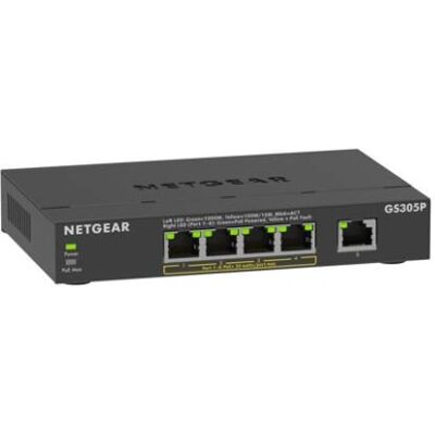 NETGEAR GS305Pv3 unmanaged Gigabit Ethernet - Switch NETGEAR GS305Pv3 unmanaged Gigabit Ethernet - Switch