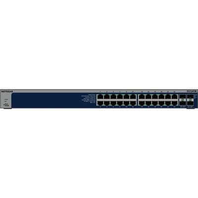 Netgear Xs724tm 24-porttinen Multi-Gigabit Switch - Räkkiin asennettava Netgear Xs724tm 24-porttinen Multi-Gigabit Switch - Räkkiin asennettava