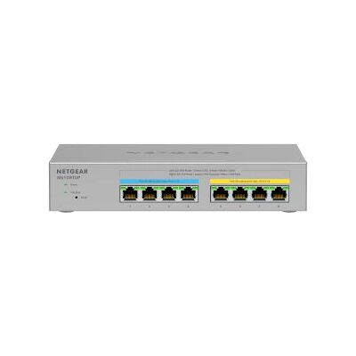 Netgear MS108TUP 8-Port Multi-Gig Ethernet Switch - Grey Netgear MS108TUP 8-Port Multi-Gig Ethernet Switch - Grey