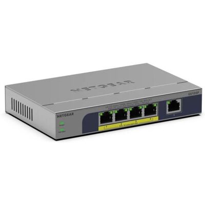 Netgear GS105P Käsittelemätön Gigabit Ethernet-kytkin - PoE Netgear GS105P Käsittelemätön Gigabit Ethernet-kytkin - PoE