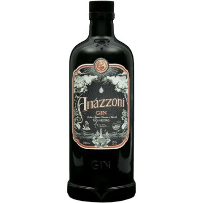 Gin Amazzoni Rio Negro - Sombre, Corsé, 51% Alc. Publicité Gin Amazzoni Rio Negro - Sombre, Corsé, 51% Alc. Publicité