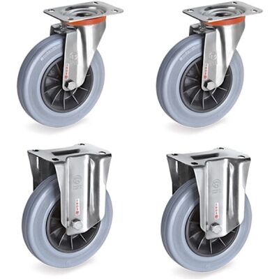 Roues-et-Roulettes.com - INOX80 - 80 mm - Roulettes Roues-et-Roulettes.com - INOX80 - 80 mm - Roulettes