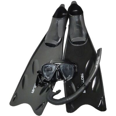 Conjunto de Snorkel Smart Tecnomar - Máscara, Aletas, Tubo Conjunto de Snorkel Smart Tecnomar - Máscara, Aletas, Tubo