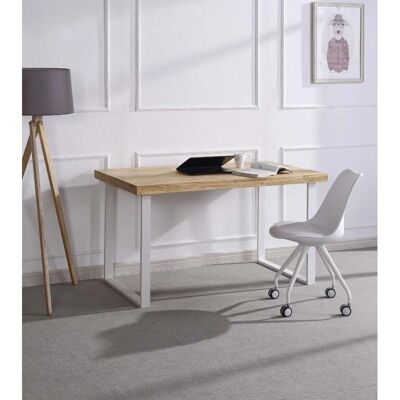 Home Heavenly Mesa de estudio Darek - Escritorio de madera industrial Home Heavenly Mesa de estudio Darek - Escritorio de madera industrial