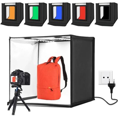 JVY PULUZ 60cm Faltbares Tragbares Fotostudio Lichtkasten - Studio Kit JVY PULUZ 60cm Faltbares Tragbares Fotostudio Lichtkasten - Studio Kit