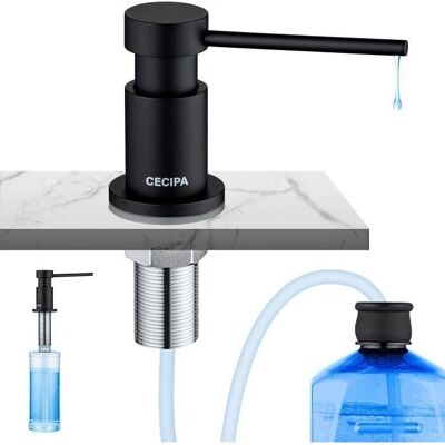 Cecipa Europäischer Küchenseifenspender - 300ml, 1,25m Silikonschlauch Cecipa Europäischer Küchenseifenspender - 300ml, 1,25m Silikonschlauch
