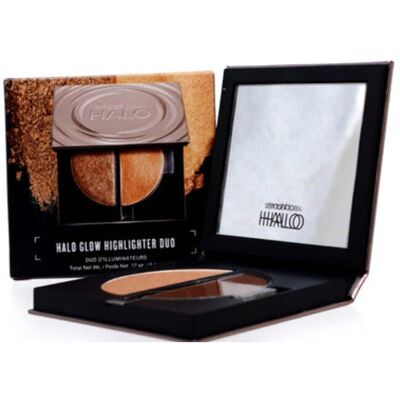 Smashbox Halo Glow Highlighter Duo Golden Bronze - Highlighter Palette Smashbox Halo Glow Highlighter Duo Golden Bronze - Highlighter Palette