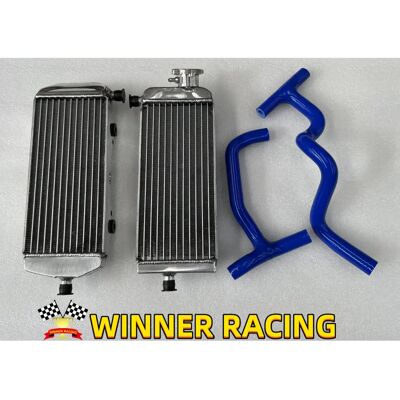 Sherco Kawasaki Radiator & Hose - Aluminum, Silicone, 2013-2024 Sherco Kawasaki Radiator & Hose - Aluminum, Silicone, 2013-2024