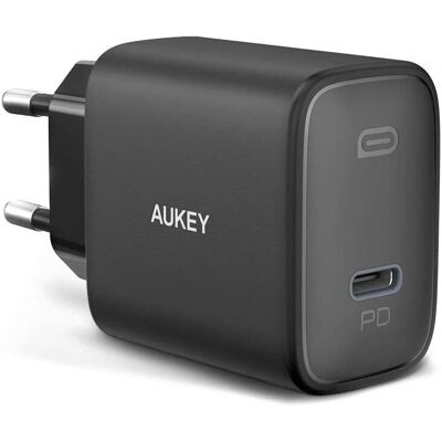 Chargeur portable AUKEY 20W - USB-C Power Delivery 3.0 - Noir - Publicité Chargeur portable AUKEY 20W - USB-C Power Delivery 3.0 - Noir - Publicité