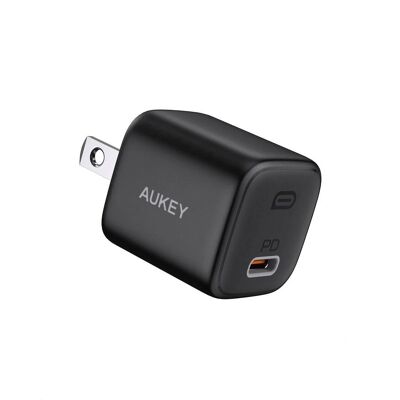 Caricatore USB Aukey Nero - 20W Power Delivery Caricatore USB Aukey Nero - 20W Power Delivery