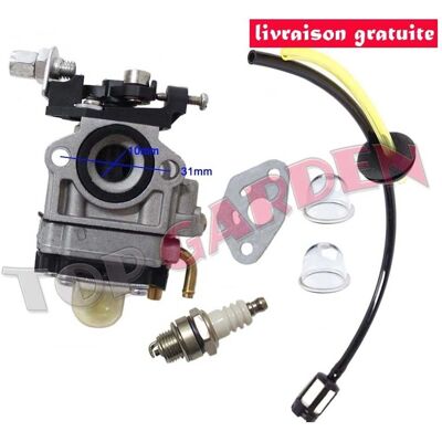 Unbrand Carburateur 10mm pour Moteurs 22-30cc - Taille-Haie, Debroussailleuse - Publicité Unbrand Carburateur 10mm pour Moteurs 22-30cc - Taille-Haie, Debroussailleuse - Publicité