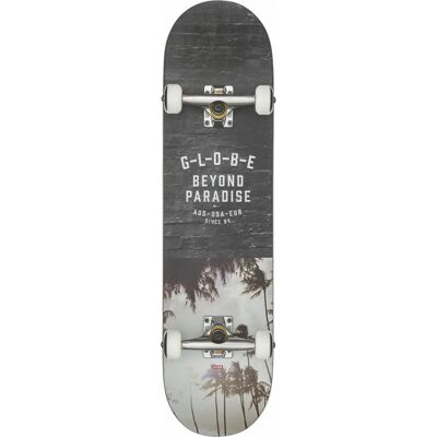 Skateboard Globe G1 Varsity in acero - Completo, 8 pollici, Nero/Grigio Skateboard Globe G1 Varsity in acero - Completo, 8 pollici, Nero/Grigio