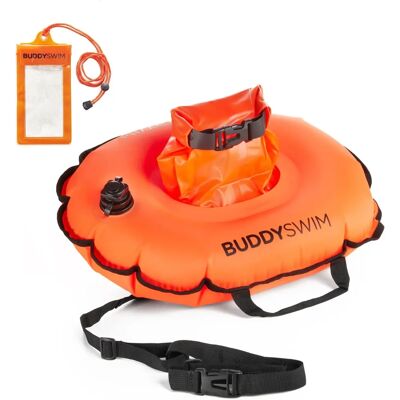 Buddyswim Boya Hydrastation Orange - Bouée pour Natation en Plein Air - Publicité Buddyswim Boya Hydrastation Orange - Bouée pour Natation en Plein Air - Publicité