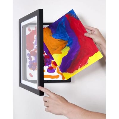 Little DaVinci A3 Svart Ramme - Ramme for Barnekunst Little DaVinci A3 Svart Ramme - Ramme for Barnekunst