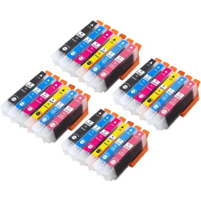 Cartouches d'encre Série T2438 de Go Inks - 24XL Compatibles - Noir/Cyan/Magenta - Publicité Cartouches d'encre Série T2438 de Go Inks - 24XL Compatibles - Noir/Cyan/Magenta - Publicité