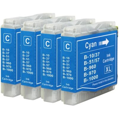 Cartouche d'encre cyan compatible avec Go Inks LC970C & LC1000C - Pack de 3 - Publicité Cartouche d'encre cyan compatible avec Go Inks LC970C & LC1000C - Pack de 3 - Publicité