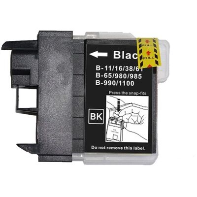 Cartouche d'encre compatible Go Inks LC980Bk & LC1100Bk - Noir pour imprimantes Brother - Publicité Cartouche d'encre compatible Go Inks LC980Bk & LC1100Bk - Noir pour imprimantes Brother - Publicité