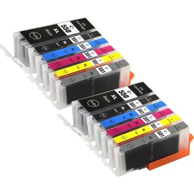 Go Inks Canon Pixma Cartridge Set - 12 Colorful Ink Cartridges Go Inks Canon Pixma Cartridge Set - 12 Colorful Ink Cartridges