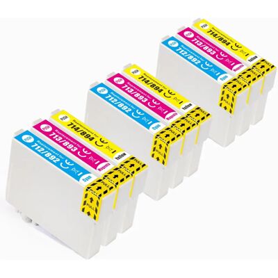 Cartouches d'Encre Cyan/Magenta/Jaune - Remplacement - Pack 9 - Publicité Cartouches d'Encre Cyan/Magenta/Jaune - Remplacement - Pack 9 - Publicité