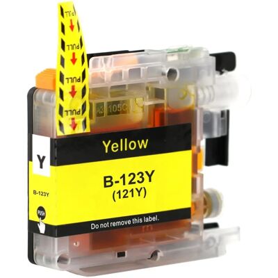 Cartouche d'encre jaune LC123Y de Go Inks - Remplacement pour Brother - Publicité Cartouche d'encre jaune LC123Y de Go Inks - Remplacement pour Brother - Publicité