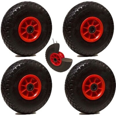 Roues-et-Roulettes.com 4x roues en mousse increvables - Type de roue Roues-et-Roulettes.com 4x roues en mousse increvables - Type de roue