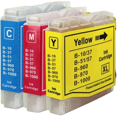 Cartouches d'encre Cyan Magenta Jaune Go Inks - Pack de 3 pour Brother - Publicité Cartouches d'encre Cyan Magenta Jaune Go Inks - Pack de 3 pour Brother - Publicité