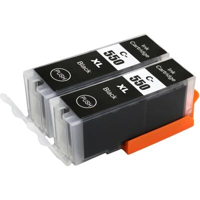 Cartouche d'encre noire PGI-550Bk Canon - Pack de 2 - Publicité Cartouche d'encre noire PGI-550Bk Canon - Pack de 2 - Publicité