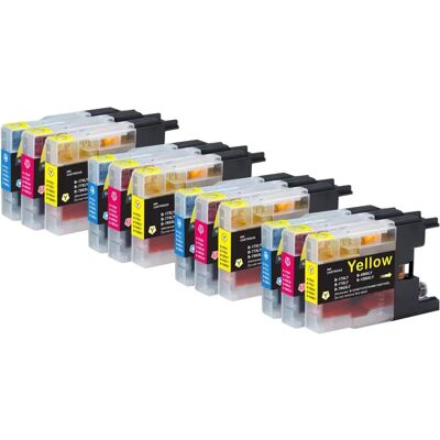 Go Inks Compatible LC1240 C/M/Y Ink Cartridges - 12 Pack Go Inks Compatible LC1240 C/M/Y Ink Cartridges - 12 Pack