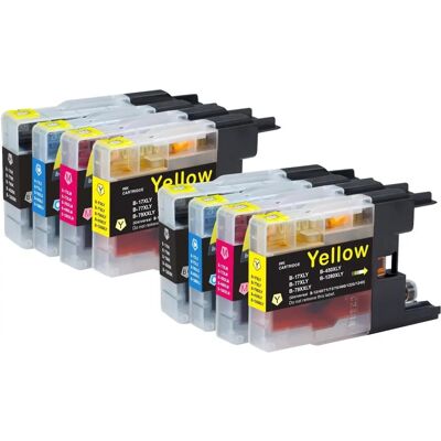 Brother LC1280 Ink Cartridges - 8 Pack - Black/Cyan/Magenta/Yellow Brother LC1280 Ink Cartridges - 8 Pack - Black/Cyan/Magenta/Yellow