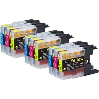 Go Inks Cyan/Magenta/Yellow Ink Cartridges - 9 Pack for Brother Go Inks Cyan/Magenta/Yellow Ink Cartridges - 9 Pack for Brother