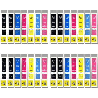 Cartouches d'encre noire Go Inks T0807+T801 - 28 Encres - Publicité Cartouches d'encre noire Go Inks T0807+T801 - 28 Encres - Publicité