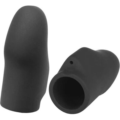Mangas Electróstim Silicona Negra - Electro Estimulación - Dedos Mangas Electróstim Silicona Negra - Electro Estimulación - Dedos