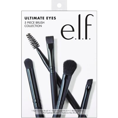 E.L.F. Ultimate Eyes Kit - Collection de 5 pinceaux - Kit de pinceaux pour les yeux - Publicité E.L.F. Ultimate Eyes Kit - Collection de 5 pinceaux - Kit de pinceaux pour les yeux - Publicité