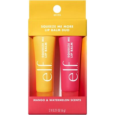 e.l.f. cosmetics Squeeze Me More Lip Balm Duo - Baume à lèvres - Publicité e.l.f. cosmetics Squeeze Me More Lip Balm Duo - Baume à lèvres - Publicité