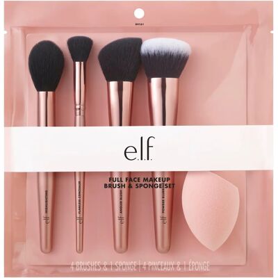 e.l.f. Cosmetics Complexion Essentials Brush & Sponge Set - Makeup Brushes & Sponges e.l.f. Cosmetics Complexion Essentials Brush & Sponge Set - Makeup Brushes & Sponges