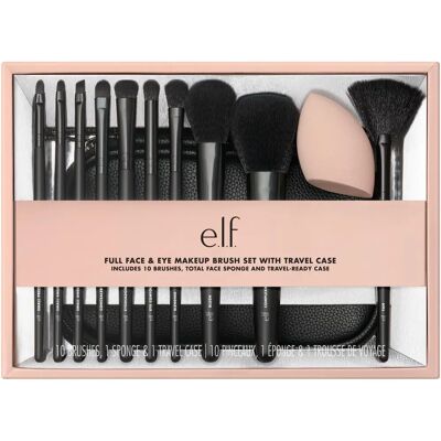 e.l.f. Cosmetics e.l.f. Full Face & Eye Makeup Brush Set 11 Makeup Brushes - Makeup Brush Set e.l.f. Cosmetics e.l.f. Full Face & Eye Makeup Brush Set 11 Makeup Brushes - Makeup Brush Set