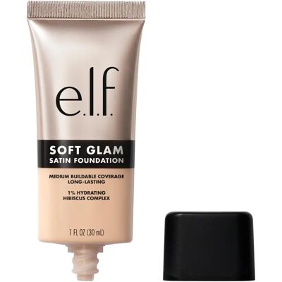 e.l.f. Kosmetiikka Soft Glam Satin Foundation - Light Cool - Keskikokoinen peiteaine - Pitkäkestoinen - Pohjustus e.l.f. Kosmetiikka Soft Glam Satin Foundation - Light Cool - Keskikokoinen peiteaine - Pitkäkestoinen - Pohjustus