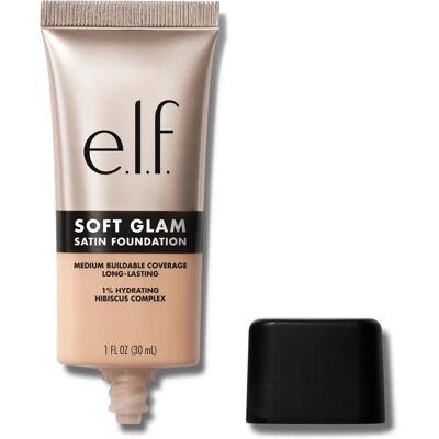 e.l.f. Cosmetics Soft Glam Foundation - Couverture moyenne - Fini satiné - Végétalien e.l.f. Cosmetics Soft Glam Foundation - Couverture moyenne - Fini satiné - Végétalien