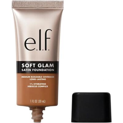e.l.f. Soft Glam Satin Foundation - Couverture moyenne, longue tenue et modulable - Fond de teint e.l.f. Soft Glam Satin Foundation - Couverture moyenne, longue tenue et modulable - Fond de teint