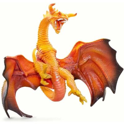 Safari Ltd Lava Drake - Drakfigur med magmautsläpp Safari Ltd Lava Drake - Drakfigur med magmautsläpp