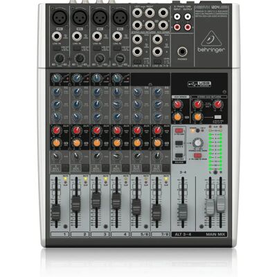 Mezclador de audio Behringer XENYX 1204USB - 12 canales Mezclador de audio Behringer XENYX 1204USB - 12 canales